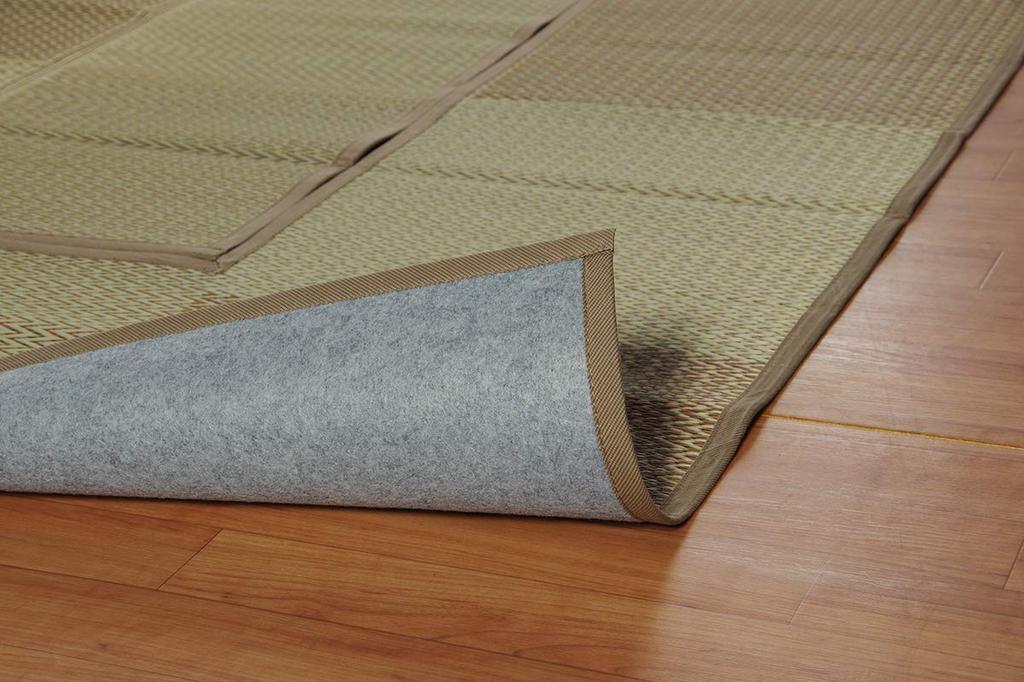 IKEHIKO DX Horigotatsu Rug/Carpet, 2-Tatami Size, Beige, Approx. 191 x 191cm (Covered Area: Approx. 90 x 90cm) #8119720