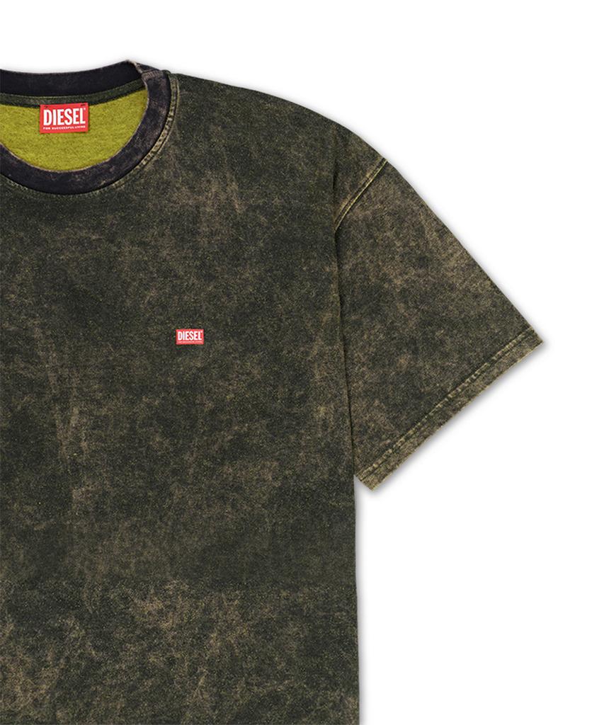 DIESEL T-Box T4 Short Sleeve T-Shirt - Military / A186430Agby9Xxb