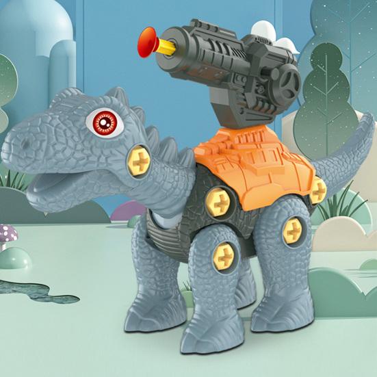 1 набор для обучения навыкам взаимодействия родителей и детей, экологичный, с отверткой, для детей, сделай сам, собирай модель динозавра, игрушки, собранные игрушки