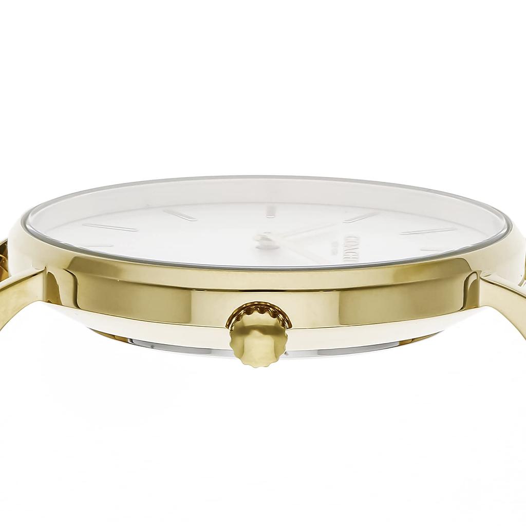 Watch PERRY Silver Dial Stainless Steel Mineral Glass Quartz 36MM Watch Accessories Watch Brand 14503345 Gold [Coach] Women's [Item]