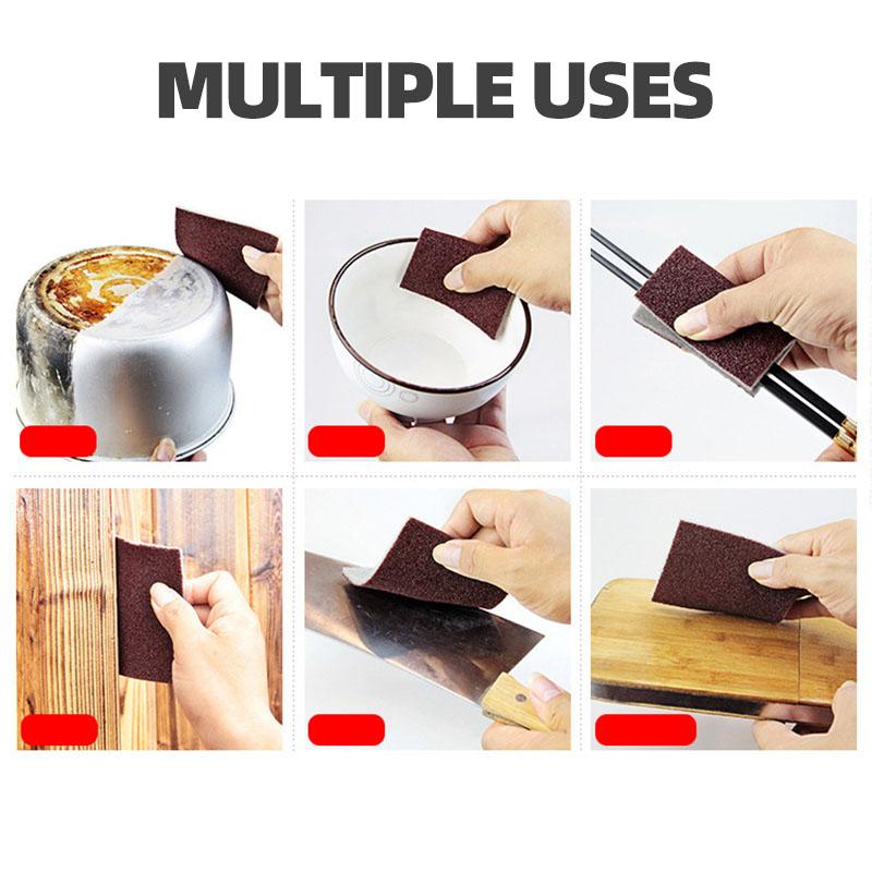 1/5/10 PC Houseeker Magic Cleaning Sponge Eraser Kitchen High Density Emery Melamine Sponge Pan Pot Removing Rust Rub Brush Scouring Pad