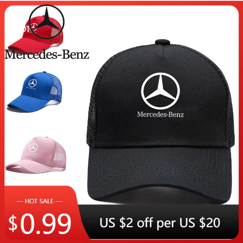 Car Sticker 2025 Hot For Benz Mercedes Benz Embroidered Car Adjustable Sport Baseball Casual Cap For Mercedes Benz A C E S G Cla