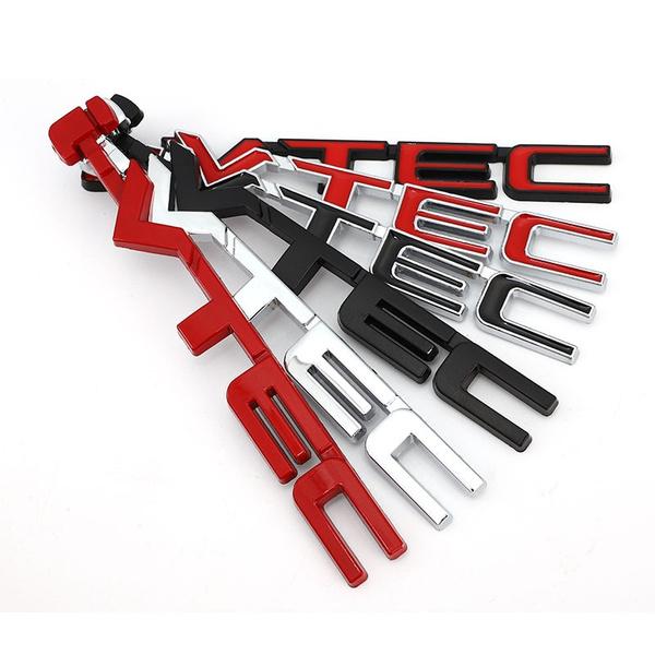 3D VTEC Logo Metal Emblem Badge Decals Car Sticker