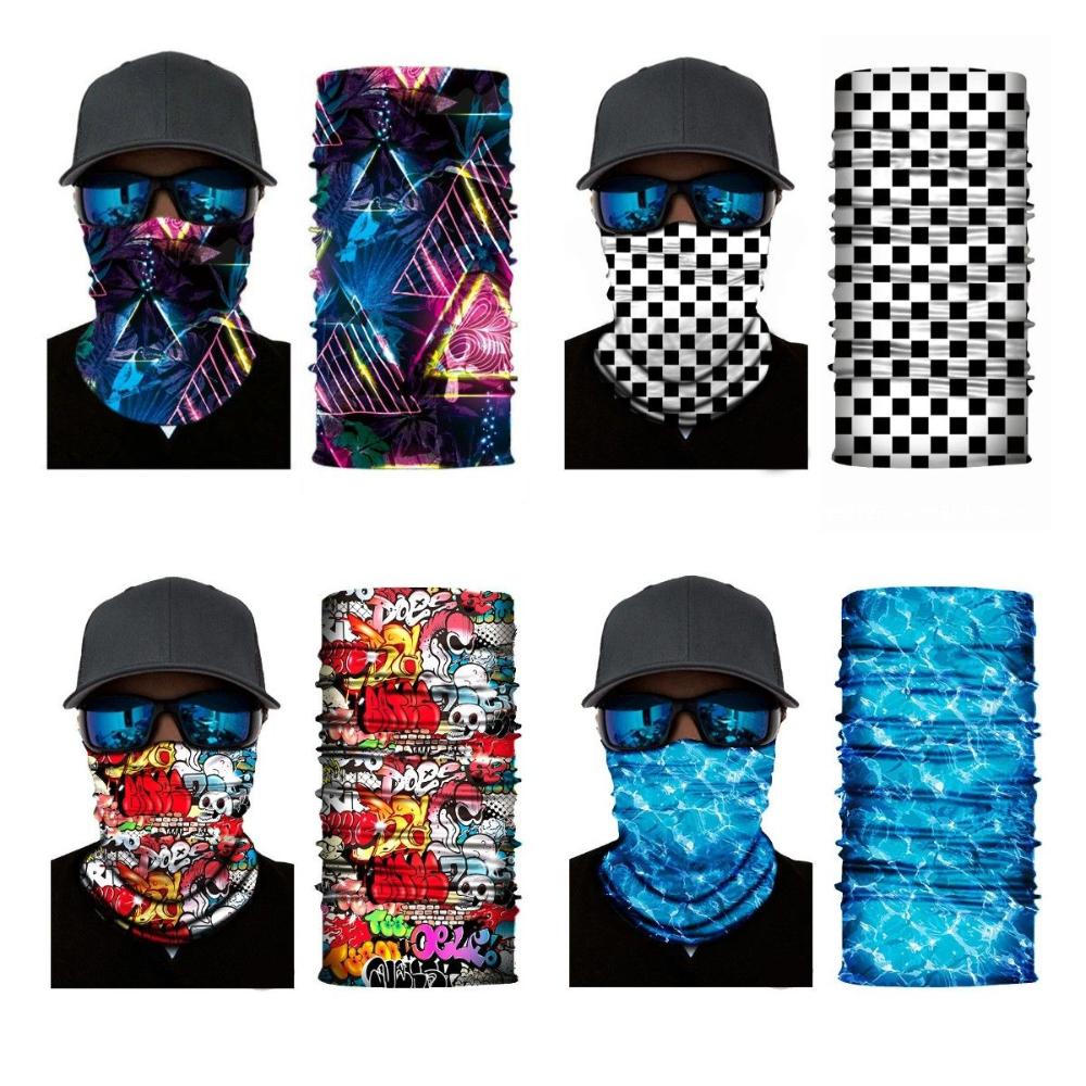 Shield Mask Cover Balaclava Headwear Head Scarf Seamless Bandana Mask Bandana Cycling Face Mask