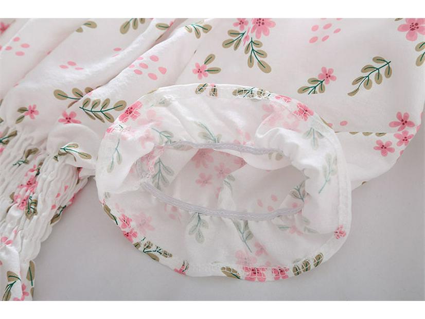 Женская рубашка с цветочным принтом и рюшами - Новый летний стиль Douyin, Приталенная, Милая и Модная