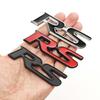 3D Metal Car Sticker RS Logo Badge Rear Trunk Fender Front Grill Emblem For Honda FIT Jazz Civic HRV Jade City CRV Acceessories
