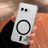 Самодельный магнитный кольцевой желе-кейс для Google Pixel 10A, противоударный, с защитой углов на воздушных подушках