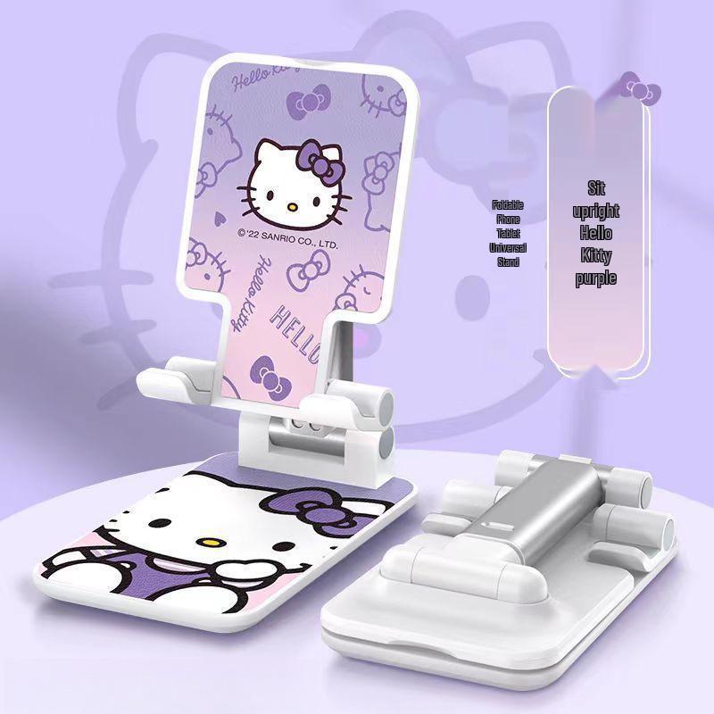 Foldable Rotating Phone Holder for Desktop Streaming and Watching