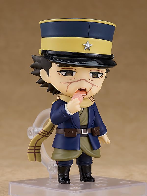 Good Smile Company УЛЫБКА Нендороид Золотой Камуй Саичи Сугимото Пластиковая Раскрашенная Подвижная Фигурка (ХОРОШАЯ КОМПАНИЯ) Немасштабируемый