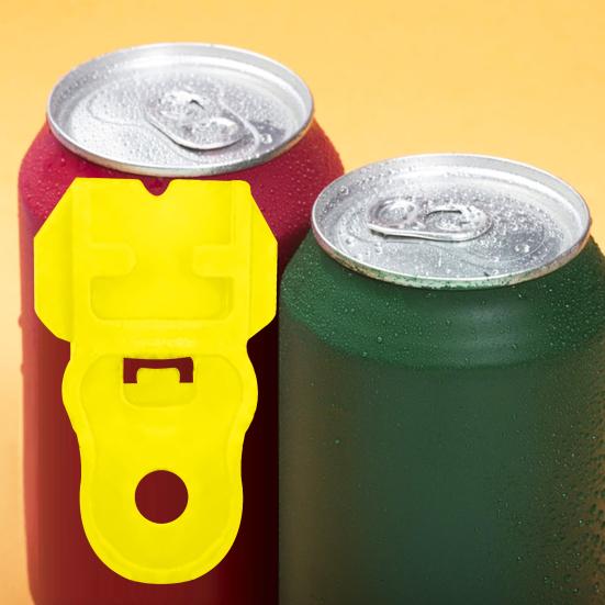 2 шт. консервные ножи компактный размер гладкие края портативные легкие многоразовые многоцелевые АБС-пластик ручные ручные открывалки для напитков и напитков кухонные принадлежности