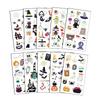 10Sheets Luminous Halloween Tattoo Stickers Ghost Pumpkin Kids Adults Halloween Party Decoration Glow In The Dark Supplies Gifts