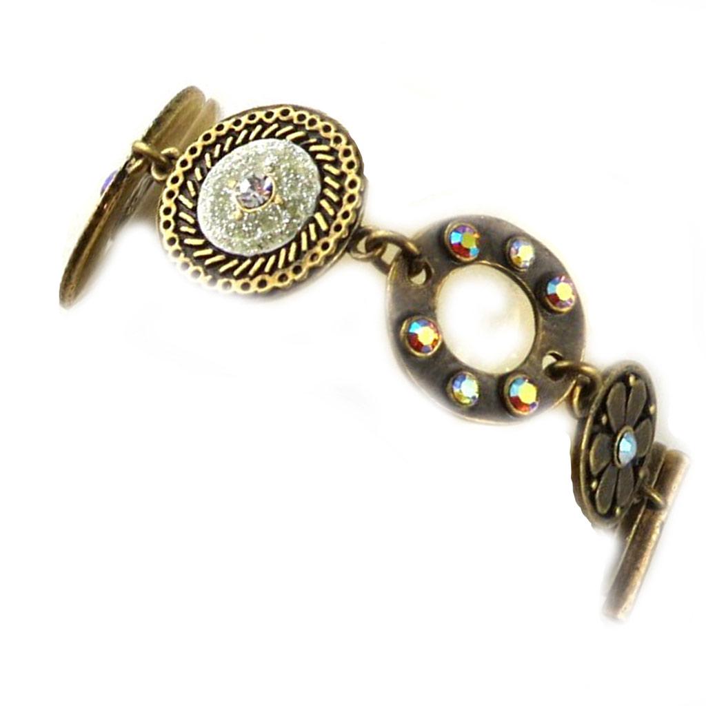 Les Trésors De Lily [E2569] — Золотой дизайнерский браслет «Byzance».