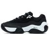FILA Heritage Баскетбольная Ручка Низкие Ретро Баскетбольные Кроссовки Женские Кроссовки Черный Белый T12W141221FBW