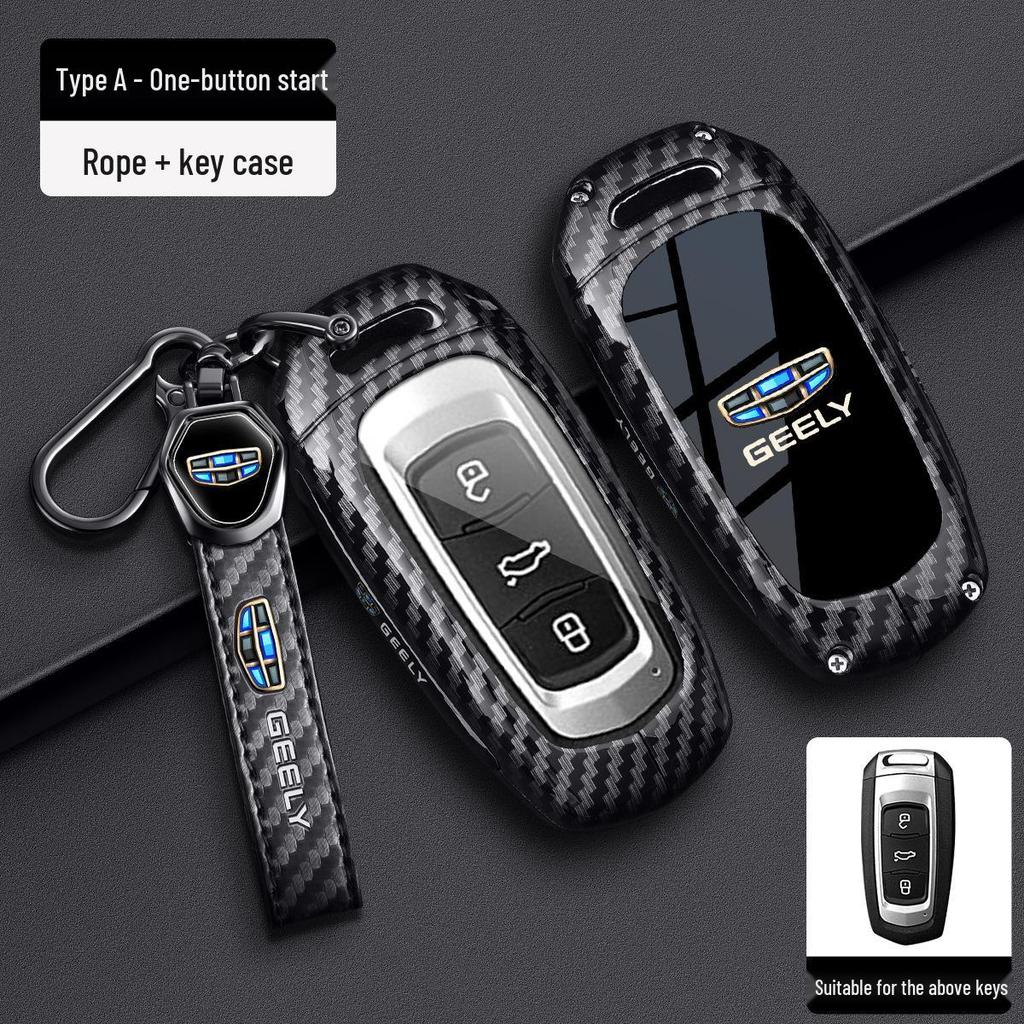 Кейс для ключей из углеродного волокна Geely Binyue Boyue Emgrand GL Binrui Borui Xingrui Xingyue