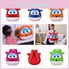 Cute Cartoon Animal Children's Backpack For Boys And Girls With Pvc Material And Reduced Load Functionality
