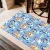 Bluey Family Adventure Area Rug Perfect for Hallway Game Room Study room Playrooms Anti-slip Rug Office home decor