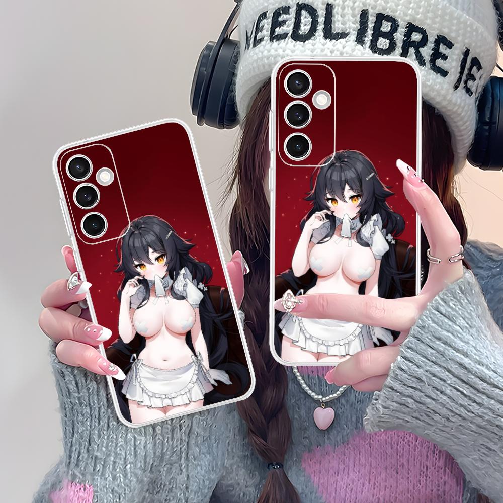 Чехол для мобильного телефона Azur Lane Azuma для Samsung Galaxy S25 S24 S23 S22 S21Plus FE Ultra Clear Colour Защитный смартфон Роскошный