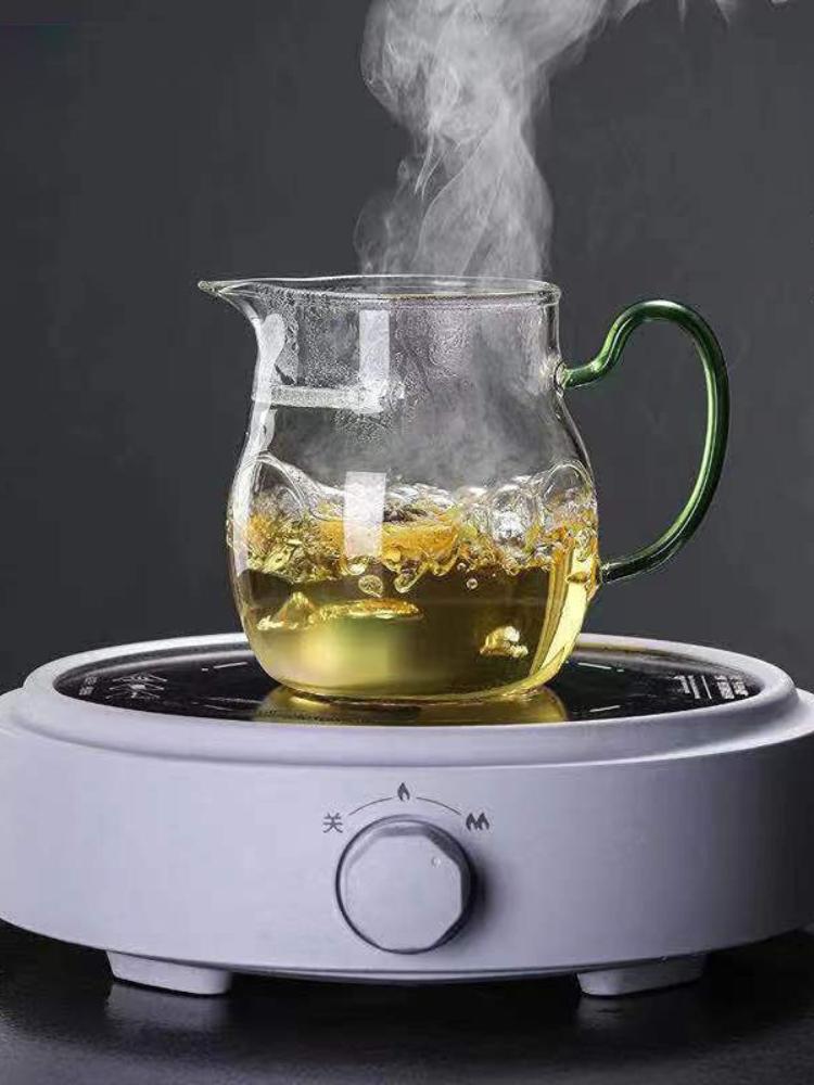 Утолщенный стеклянный Fair Cup Tea Sea High Born Silicon термостойкий чайный сервиз Kung Fu с ручкой-фильтром Fair Cup Tea Separator Bar