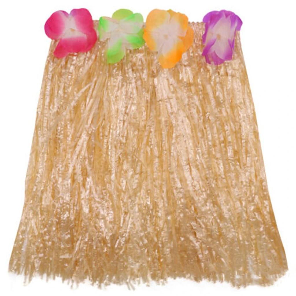 30 см гавайская карнавальная вечеринка детская юбка из травы летняя пляжная вечеринка украшения Aloha Luau наряд тропические гавайские украшения на день рождения