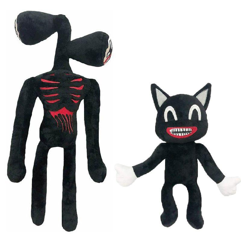 Soft And Cuddly Black Cartoon Cat Plush Toy Ideal For All Ages Holiday Gifts