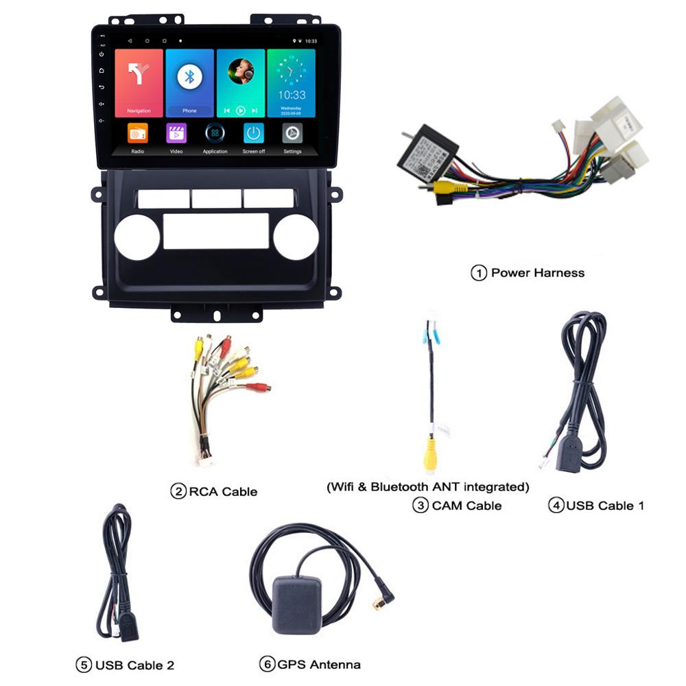 icreative 9 Inch Android  For Nissan Xterra Frontier 2009-2012 Car Radio Stereo Player GPS Navigation IPS Multimedia Car Player Auto