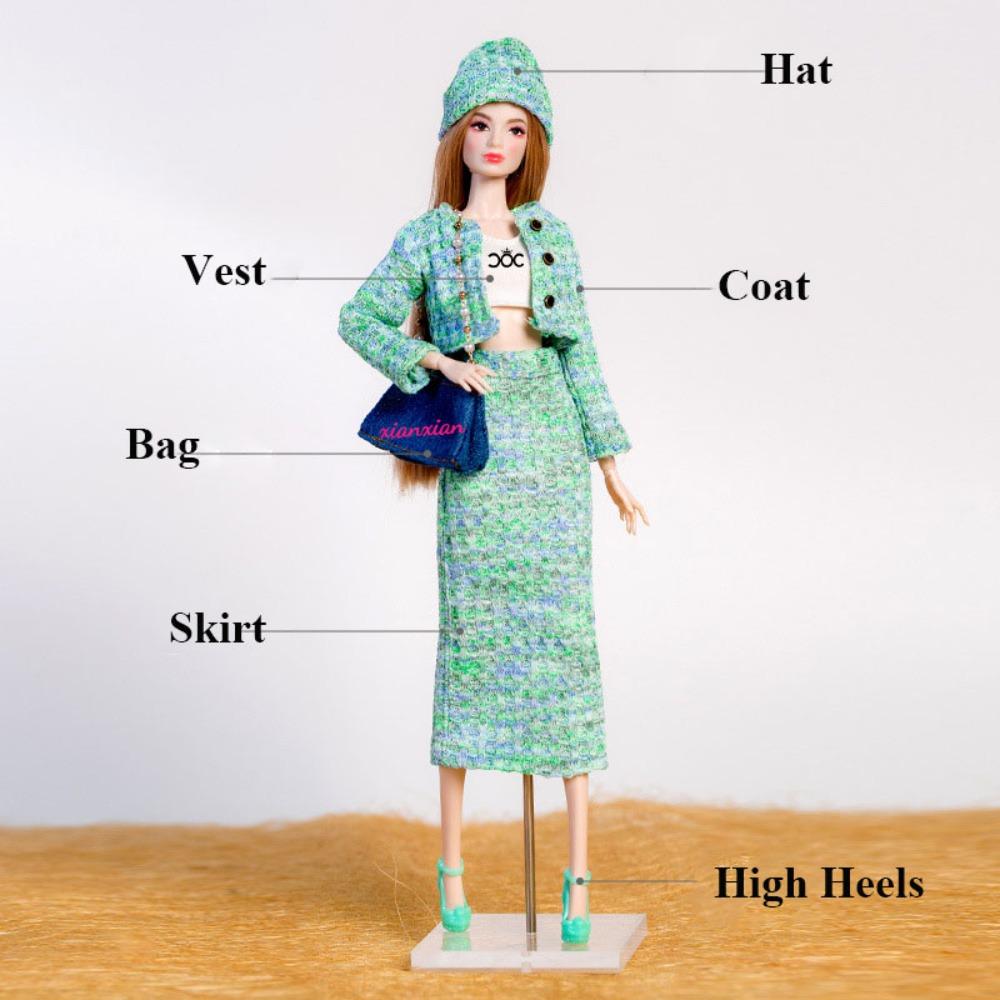 DIY Toys Winter Wear Sweaters Handmade Elegant Coat Fashion Casual Wearing Shirt  For 29~32cm Doll