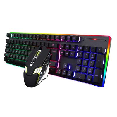 Игровой набор клавиатуры Игровая комбинация RGB-подсветка Проводная игровая USB-клавиатура И клавиатура и набор