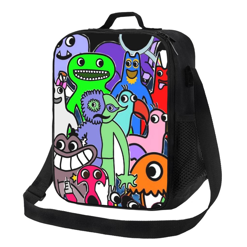 Cartoon Garten Of Banban Insulated Lunch Bag School Picnic Storage Food Boxes Portable Container Cooler Thermal Lunch Box Tote