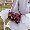 Ladies Radio Handbag Women Shoulder Bag Hard-shell Tape Recorder Case Phone Bag for Girl Purse