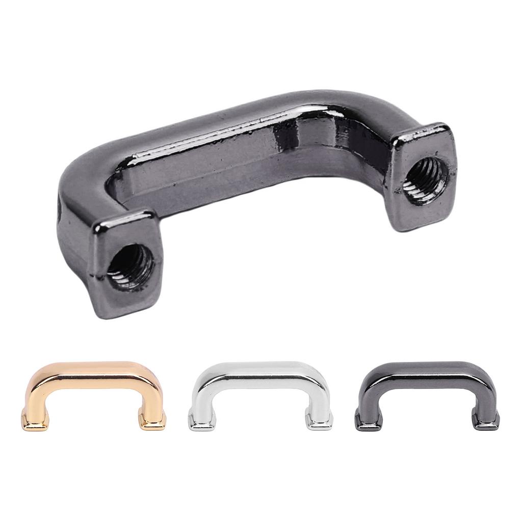 20 шт. Пряжка-арка квадратная 17x8x5 мм сплав D-образное кольцо соединительная пряжка с винтами PH для сумки ручки