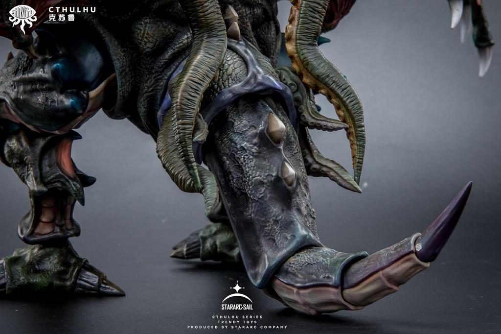 STARARC TOYS Экшен-фигурка Ктулху из ПВХ и АБС, окрашенная
