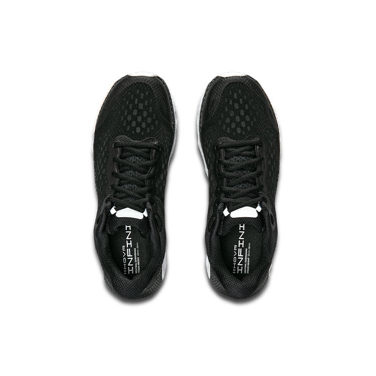 Under Armour Infinite 3 Шнуровка Ткань Сетка Низкий верх Кроссовки для бега Унисекс кроссовки Черный 3025198-001