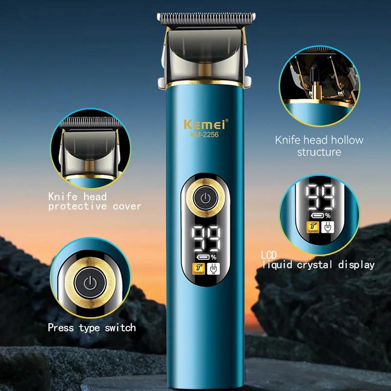Original Kemei Professional Men's Beard & Hair Trimmer Waterproof Electric Hair Clipper