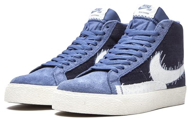 Nike Кроссовки Nike Blazer Mid Sb 'Sashiko Pack Mystic Navy' CT0715-400