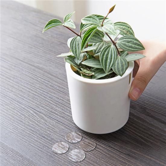 70 Pcs Acrylic Seamless Transparent Round Double-Sided Tape Decoration Accessories ADM