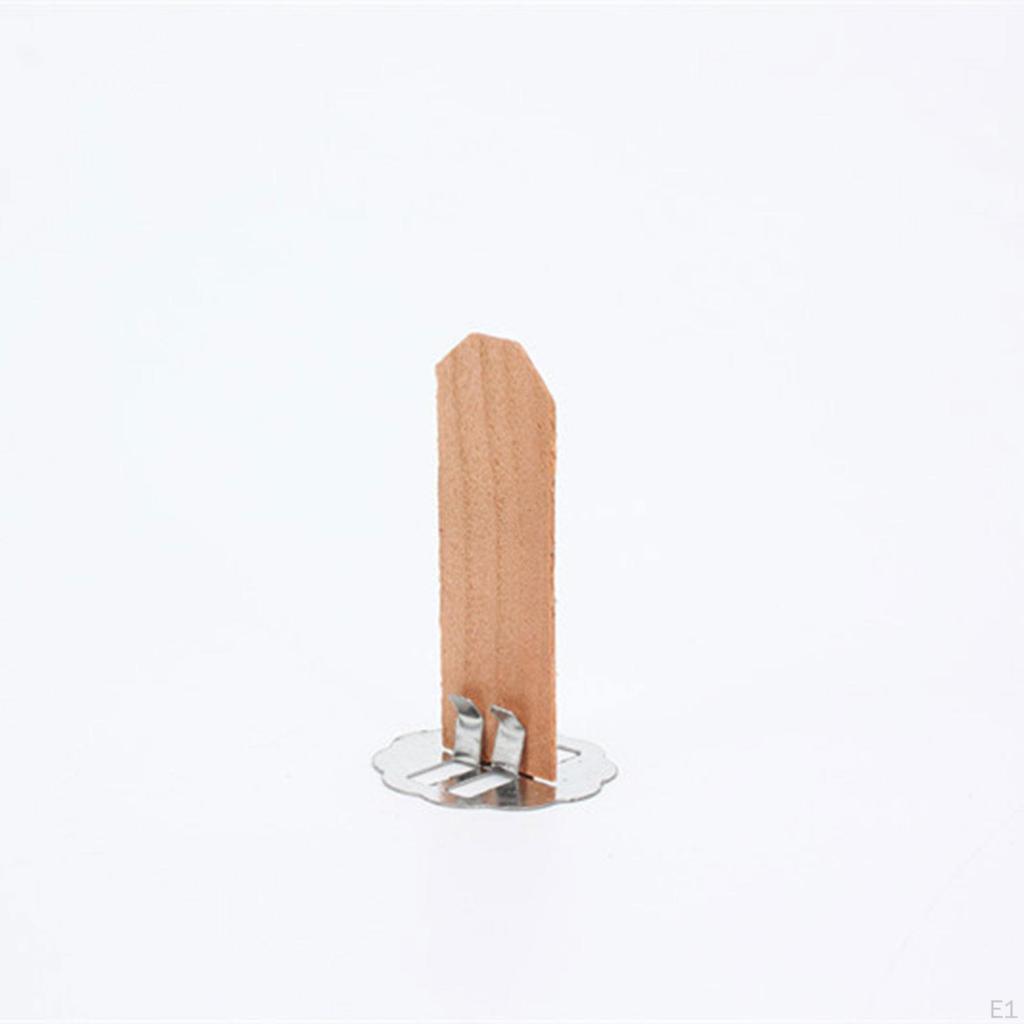 10Pcs Candle Cores Tools Set with Stand for Soy Wax Coconut