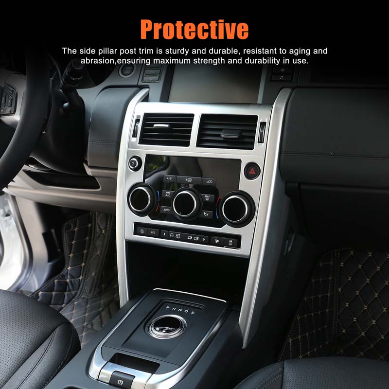 Для Land Rover Discovery Sport 2015-2019 Рамка Декоративная Панель Управления Кондиционером и CD-проигрывателем на Центральной Консоли Автомобиля