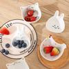 Ceramic Dipping Plate With Handle Sauce Plate Cute Rabbit Cat Seasoning Plate Sushi Dipping Bowl Snack Plate Kitchen Supplies