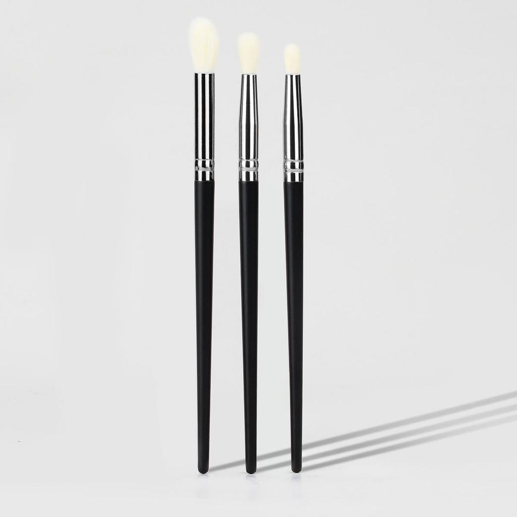 3-Piece Imitation Wool Eyeshadow Brush Set: Eye Blending Makeup Tools