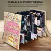 Accordion Scrapbook Album Stretchable Folding Hardcover Photo Album DIY Handmade Couples Memory Book Valentine's Day Anniversary Graduation Gift