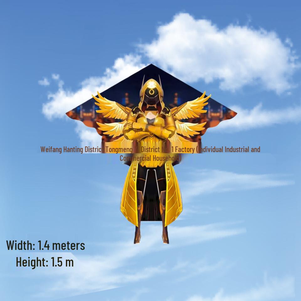 Weifang Cartoon Triangle Kite - Hero Mecha Ultraman