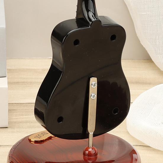 Прочная музыкальная шкатулка для скрипки украшает вращающуюся музыкальную функцию