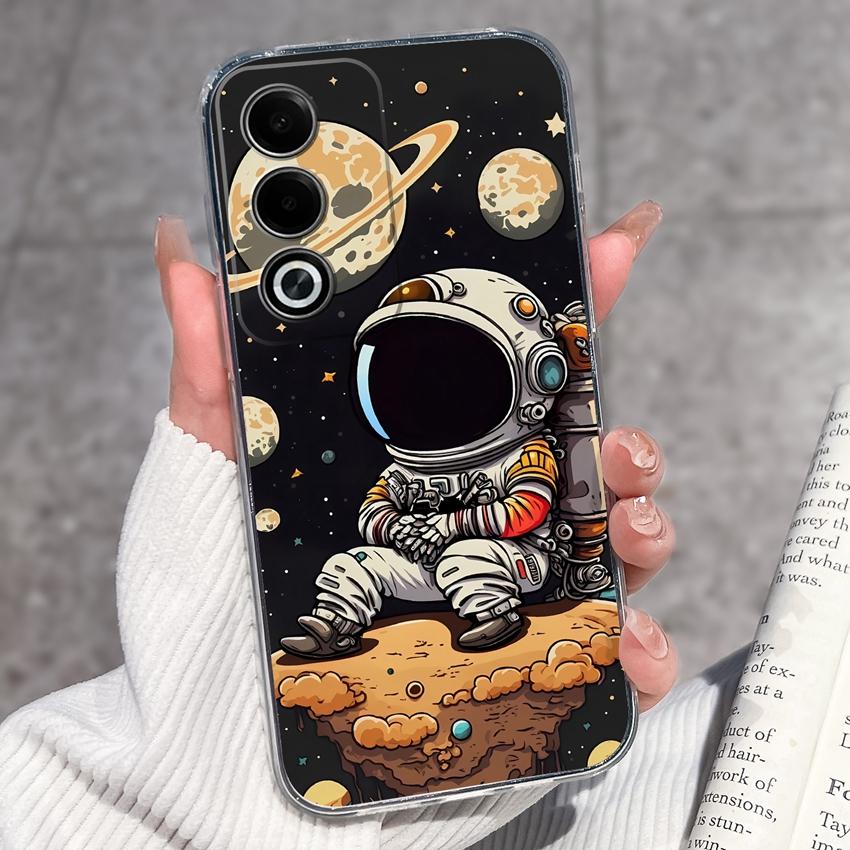 Роскошный противоударный чехол для телефона Oppo A3 A5 A1 Pro A3x AX5 AX5s A7 A8 Ace2 с милыми цветочными узорами, прозрачная защита из ТПУ, задняя крышка для корпуса Oppo