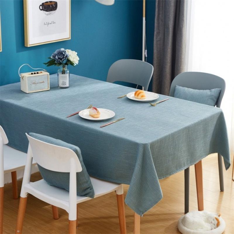 Прямоугольные хлопковые скатерти, мягкие скандинавские скатерти для чая и кофе, чехол для обеденного стола, свадебной вечеринки, украшения для дома