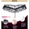 Сексуальное нижнее белье Бесплатное сексуальное нижнее белье Женские сексуальные футболки с жемчугом Большого размера с открытой промежностью стринги с кружевом Соблазн оптом