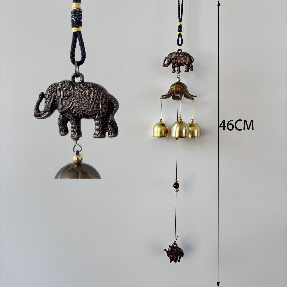 Copper Bells Hanging Ornament DIY Pendant Wind Chimes Outdoor Lucky Pendants