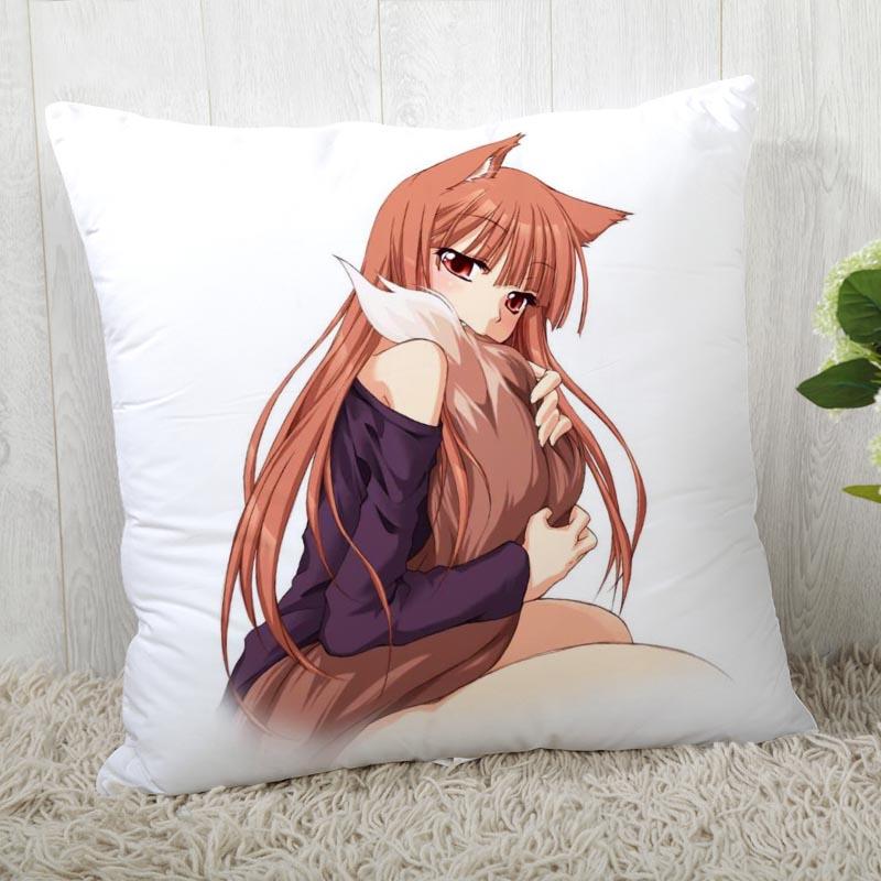 Чехол на подушку Spice And Wolf Индивидуальный чехол на подушку Современный декоративный чехол на подушку для гостиной 45X45 см A19.12.13