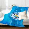 Manchester City FC Print Blanket - Soft & Comfortable, for Bedroom, Travel, Sofa, Home Decoration - Birthday Christmas Gift for Friend