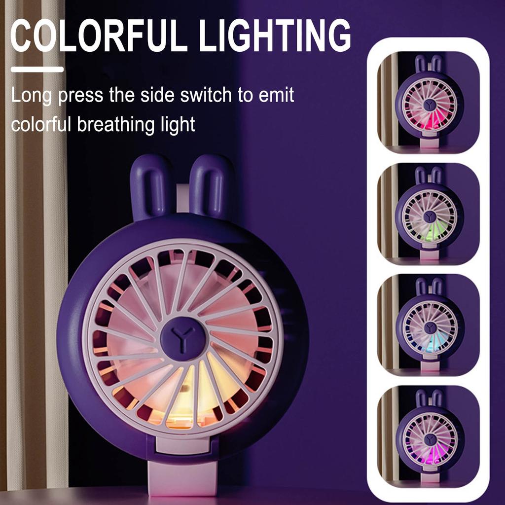 Персональный мини-вентилятор на запястье USB-перезаряжаемый вентилятор для часов с регулируемым ремешком на запястье Портативный скоростной карманный вентилятор для детей Дети в помещении и на открытом воздухе Офис Tr