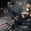 1Pair Weight Lifting Gloves Breathable Workout Gloves with Wrist Support for Gym, Exercise, Pull Ups, Full Palm Protection